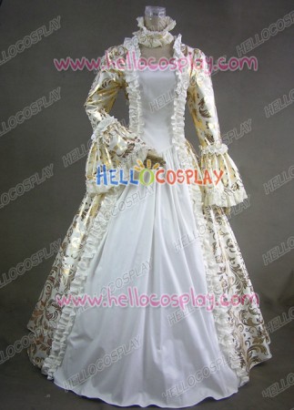 Victorian Lolita Georgian Reenactment Gothic Dress White