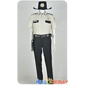 The Walking Dead Sheriff's Deputy Rick Grimes Cosplay Costume Uniform