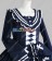 Gothic Lolita Punk Classic Sailor Collar Navy Blue Dress