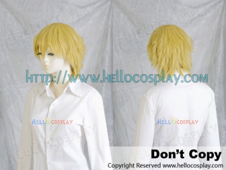 Light Khaki Cosplay Short Layer Wig