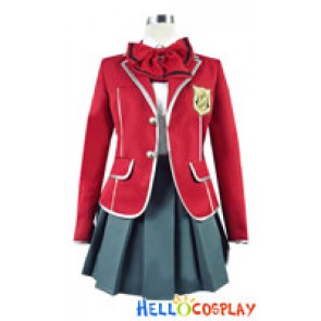 Guilty Crown Cosplay Yuzuriha Inori Costume Girl Uniform