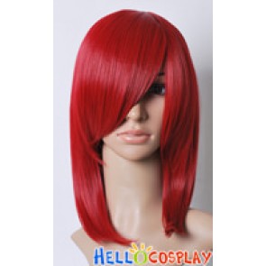 Red 45cm Cosplay Straight Wig