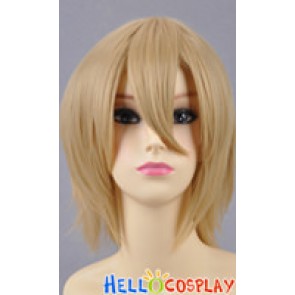 Natural Blonde Short Layered Cosplay Wig