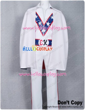 Motorcycle Daredevil Evel Knievel Cosplay Costume