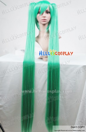 Vocaloid 2 Cosplay Hatsune Miku Green Long Wig