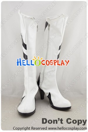 Neon Genesis Evangelion EVA Cosplay Shoes Rei Ayanami Boots White