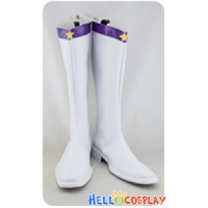 Sailor Moon Cosplay Shoes Sailor Saturn Hotaru Tomoe White Boots