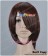 Dark Brown Red Cosplay Short Layer Wig