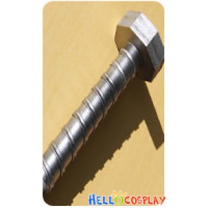 Medaka Box Bokkusu Cosplay Misogi Kumagawa Nail Screw Prop