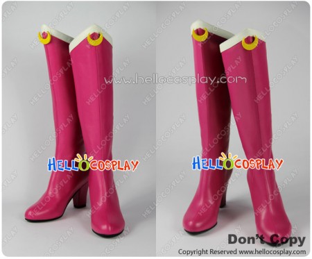 Sailor Moon Cosplay Usagi Tsukino Pink Long Boots