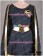 DC Comics Cosplay Dark Black Gold Girl Dress Costume