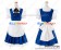 Touhou Project Cosplay Sakuya Izayoi Costume Dress Full Set