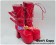 One Piece Cosplay Shoes Perona Bright Red Boots