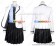 White Coat Girl School Uniform Cosplay Dress Costume