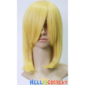 Yellow 45cm Cosplay Straight Wig
