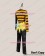 Amnesia Cosplay Toma Costume Black Yellow Stripe Suit