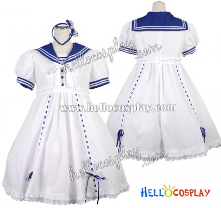 Gothic Lolita Costumes White Dress