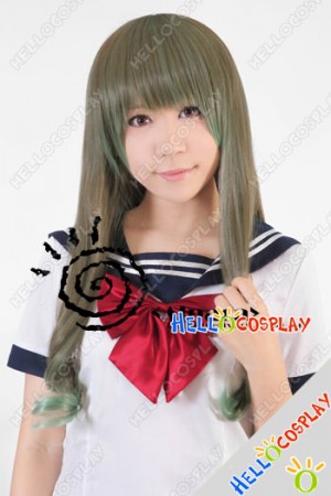 Fate Stay Night Cosplay Tohsaka Aoi Green Wig