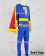 Captain Marvel Cosplay Jr Junior Freddy Freeman Blue Jumpsuit Costume