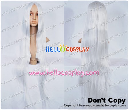 Silver White Cosplay Long Wig