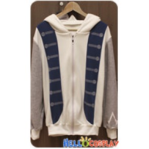 Assassins Creed 3 Cosplay Connor Costume Zipper Hoodie Jacket