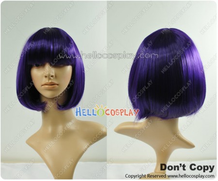 Dark Purple BoBo Cosplay Curly Wig