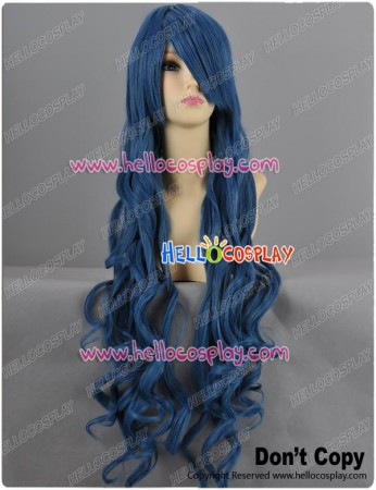 Midnight Blue Cosplay Curly Wig