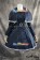 Lolita Gothic Dress Navy Cosplay Costume Classical
