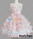 Sweet Lolita Gothic Punk Jumper Skirt Luxury Pale Pink Dress