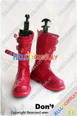 One Piece Cosplay Perona Princess Boots Red