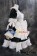 Gothic Lolita Cosplay Maid White Black Dress Uniform Costume