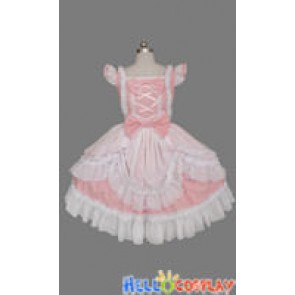 Sweet Lolita Gothic Punk Cute Light Pink Dress