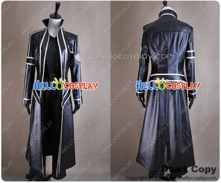 Sword Art Online Cosplay Kazuto Kirigaya Costume Leather Coat