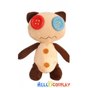 UN GO Cosplay RAI Accessories Button Brown Panda Doll