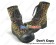 Leopard Lace And Zipper Ruffle Chunky Punk Lolita Boots