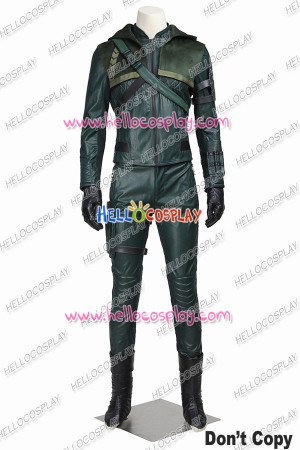 Green Arrow Season 3 Oliver Queen Cosplay Costume