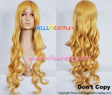 Goldenrod Curly Cosplay Wig