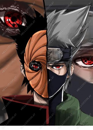 Naruto Cosplay Akatsuki Organization Madara Uchiha Mask