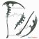 Black Rock Shooter Cosplay Dead Master's Weapon Dead Scythe