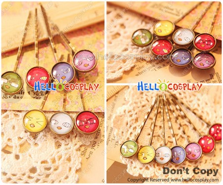 Kuroko No Basket Cosplay Accessories Colorful Chicks Hairpins