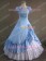 Victorian Lolita Southern Belle Evening Gothic Lolita Dress Sky Blue