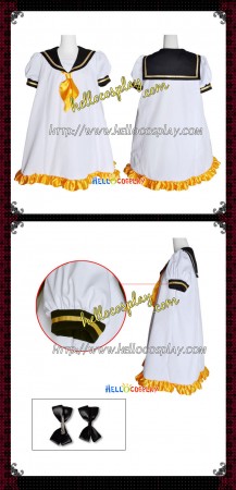 Vocaloid 2 Cosplay Sailor Version Rin Kagamine Dress