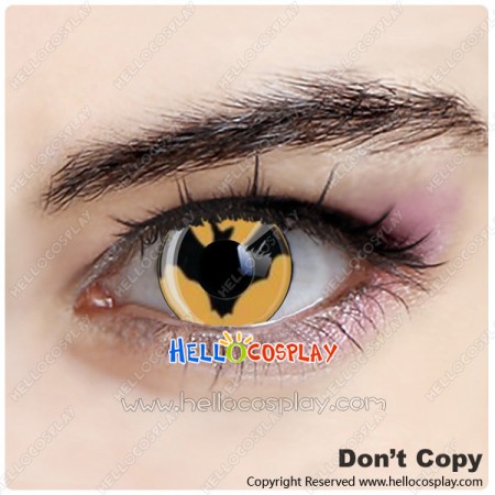 Bat Cosplay Black Yellow Contact Lense