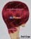 Free Iwatobi Swim Club Cosplay Rin Matsuoka Dark Red Wig