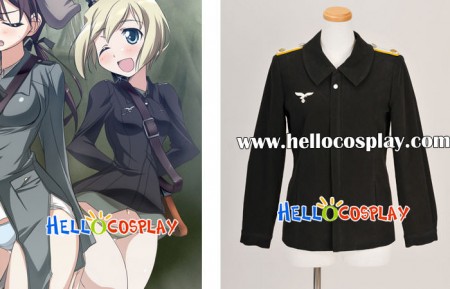 Strike Witches Cosplay Erica Hartmann Uniform