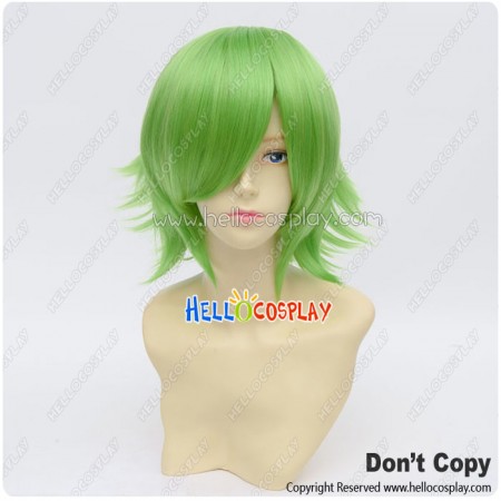 Wig 30CM Cosplay Layered Short Green Universal