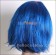 Blue 001 short Wig