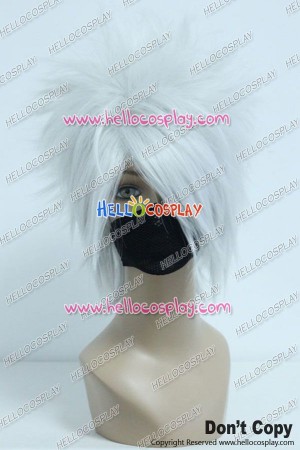 Naruto Kakashi Hatake Cosplay Wig White