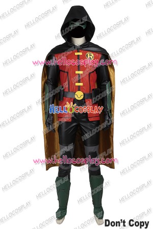 Young Justice Cosplay Robin Timothy Jackson Tim Drake Costume 