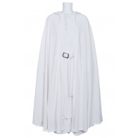 The Lord of the Rings Gandalf Costume White Robe Cape